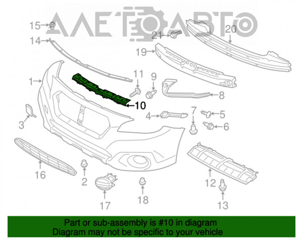Кронштейн бампера переднього, центральний Signeda PSB43074A ціна, від 19.69 USD