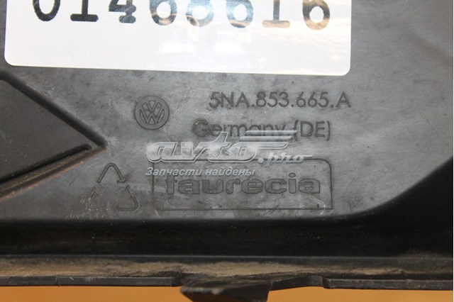 Решітка переднього бампера, ліва верхня VAG 5NA8536659B9