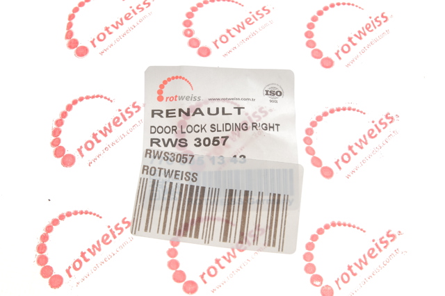 Замок і ручки (передніх) дверей Rotweiss RWS3057 ціна, від 21.80 USD