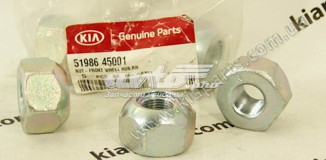 Гайка маточини передньої Hyundai/Kia 5198645001 ціна, від 2.84 USD