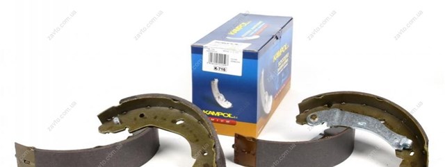 Колодки гальмові задні, барабанні K716 Kampol
