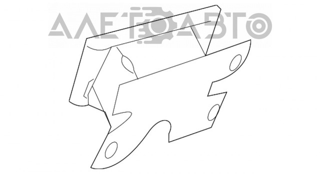 Кронштейн підсилювача заднього бампера Nissan/Infiniti 85211JA00B ціна, від 28.43 USD