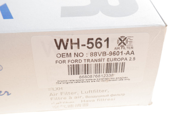 WH561 Wunder Повітряний фільтр двигуна