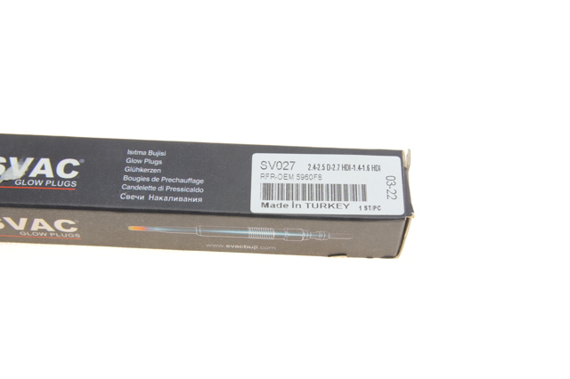 Свіча накалу Svac SV027 ціна, від 13.94 USD
