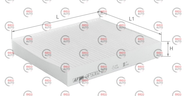 Фільтр повітряний обігрівача Alpha Filter AF5082 ціна, від 2.88 USD