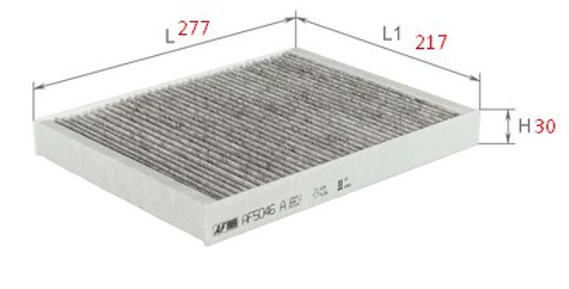 Купити AF5046A Alpha Filter Фільтр салону вугільний