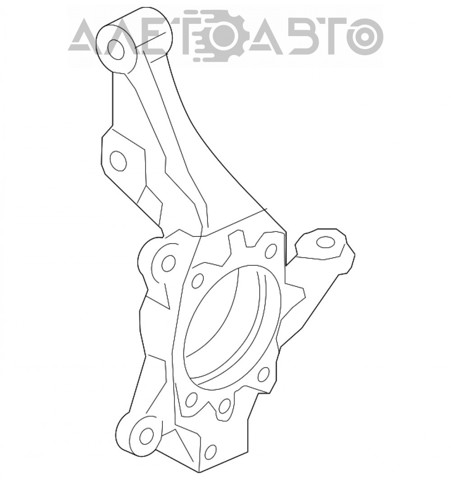Цапфа поворотного кулака Hyundai/Kia 51716D3100