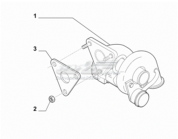 Купити 9659765280 Fiat/Alfa/Lancia Турбіна