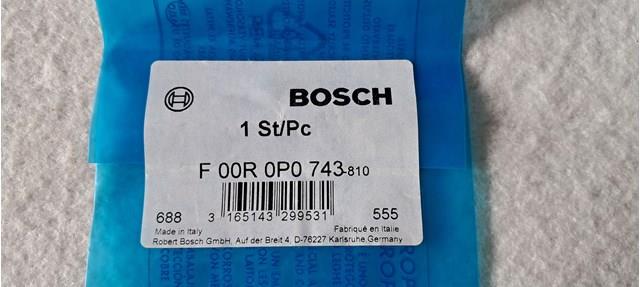 Ремкомплект ПНВТ Bosch F00R0P0743 ціна, від 1.91 USD