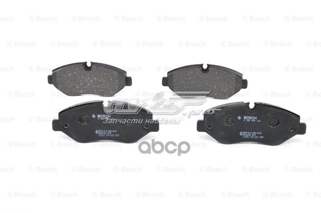 986494121 Bosch колодки гальмівні передні, дискові