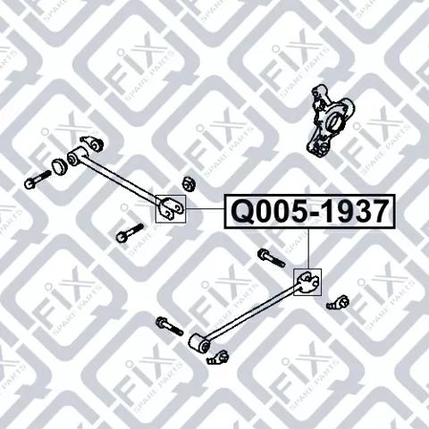 Сайлентблок цапфи задньої Q-fix Q0051937 ціна, від 3.60 USD