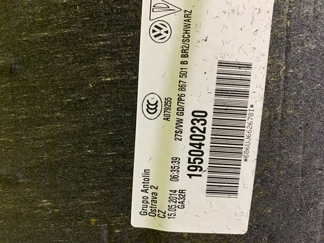 7P6867501CFBR2 VAG Ізоляція термошумова