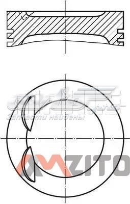 Поршень в комплекті на 1 циліндр, STD 028PI00119000 Mahle Original