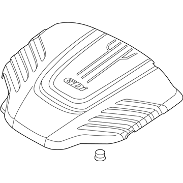 Кришка двигуна декоративна 292403CFE0 Hyundai/Kia