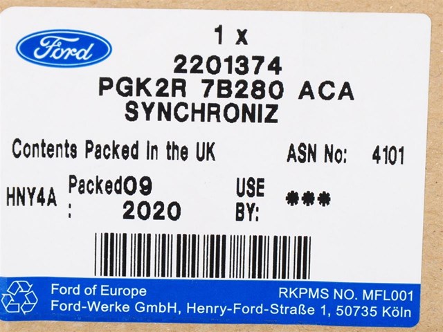 Синхронізатор 1/2-ї передачі 2201374 Ford