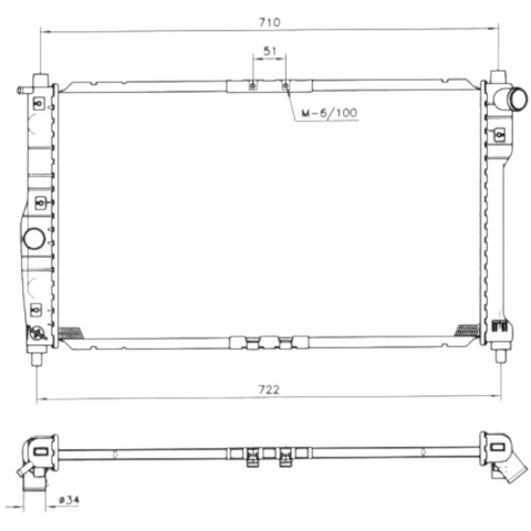 Радіатор основний Sato Tech R23022 ціна, від 58.08 USD