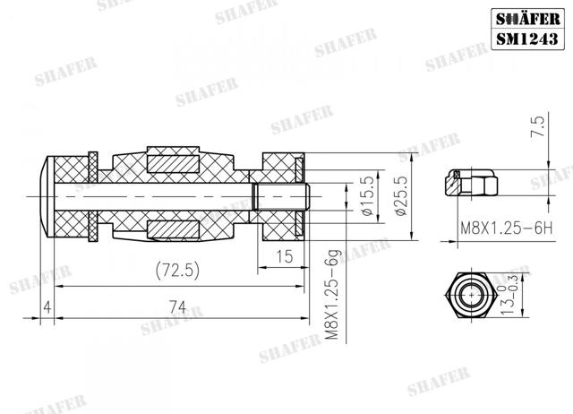 Купити SH15462K Shafer Маточини передніх коліс