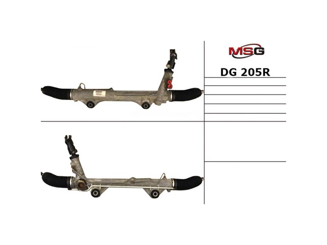 DG204R MSG Rebuilding Рейковий рульовий механізм