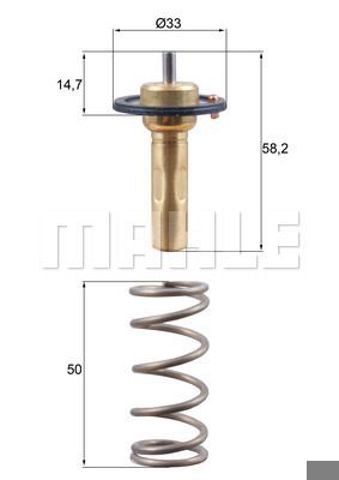 Купити TX26589D Mahle Original Корпус термостата