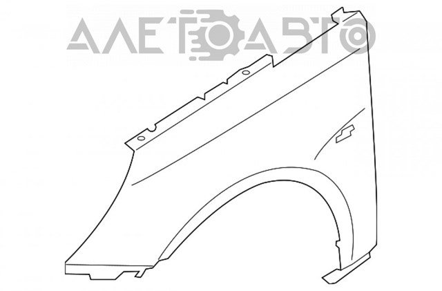 868202P500 Hyundai/Kia Підкрилок переднього крила, правий