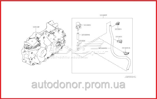 АКПП в зборі (автоматична коробка передач) 320103NA0B Nissan