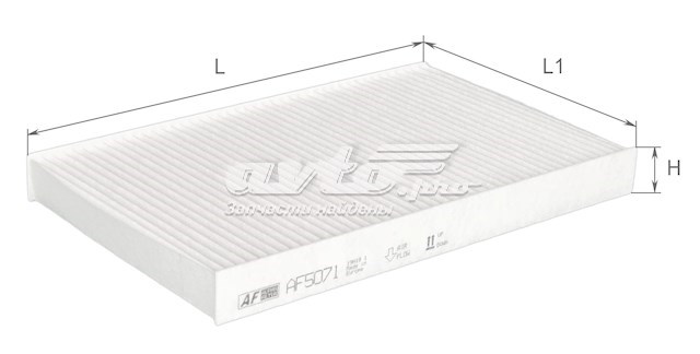 Фільтр повітряний обігрівача Alpha Filter AF5071 ціна, від 3.14 USD