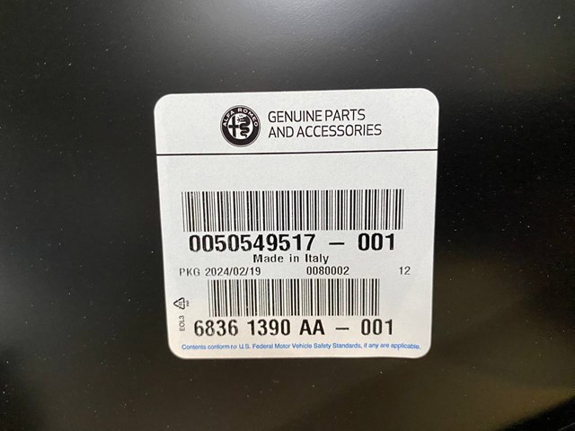 Ліве переднє крило Fiat/Alfa/Lancia 50549517 ціна, від 401.75 USD