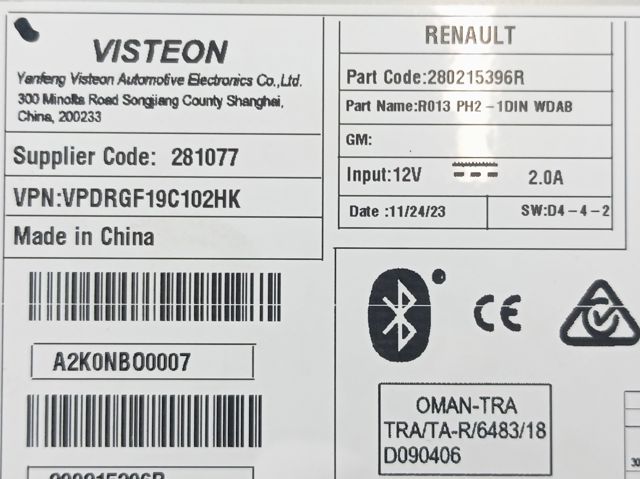 280215396R Renault (RVI) 
