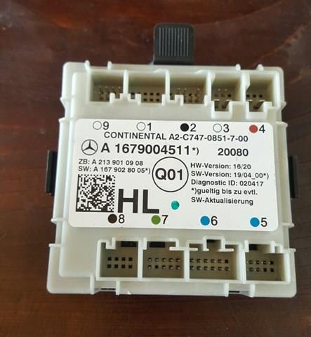 Блок комфорту задніх дверей A1679004511 Mercedes