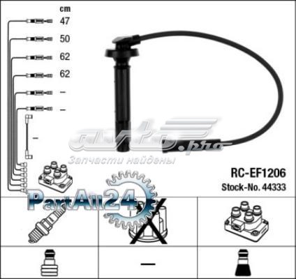 Високовольтні дроти RCEF1206 NGK