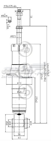 Амортизатор задній JAA0260 Just Drive