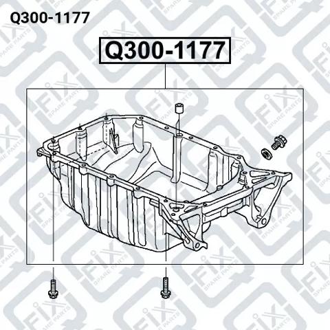 Купити Q3001177 Q-fix Захист двигуна