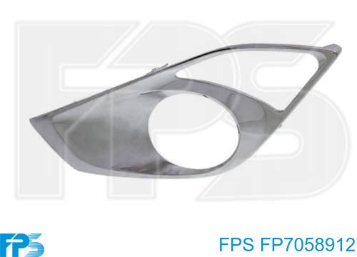 Обід (окантовка) фари противотуманної, правої FP7058912 FPS