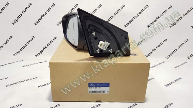 Ліве бокове дзеркало 87610B8003 Hyundai/Kia