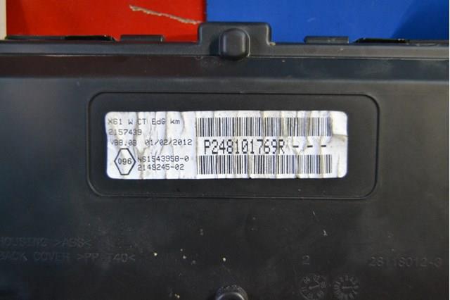 248101769R Renault (RVI) Щиток приладів додатковий