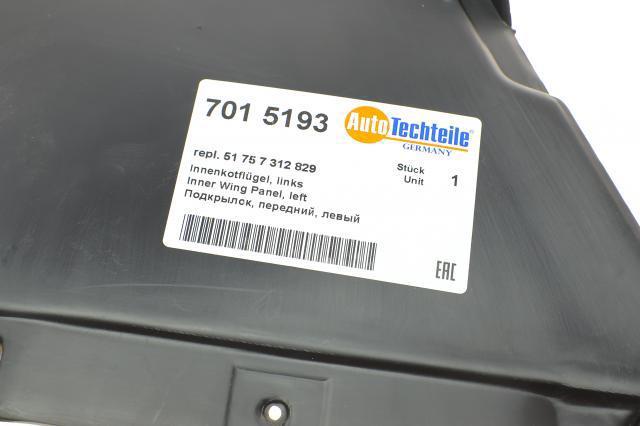 7015193 Autotechteile Підкрилок переднього крила, лівий передній
