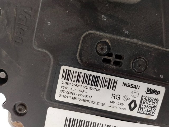 Генератор Renault (RVI) 2310A1749R ціна, від 224.22 USD