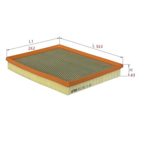 Купити AF1702S Alpha Filter Автомобільний фільтр повітря