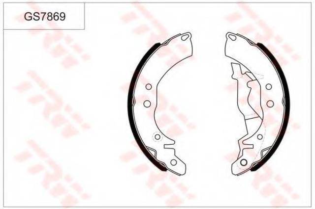 Колодки гальмові задні, барабанні S216GN3502080 Chery