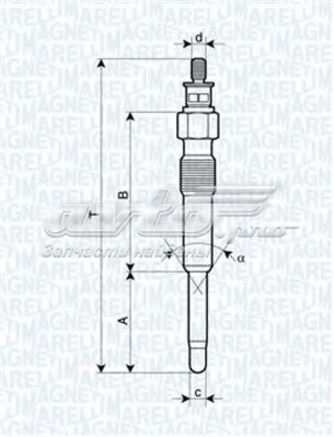 062900007304 Magneti Marelli Свічки розжарювання