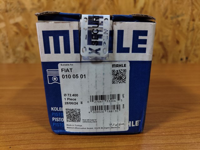 Поршень в комплекті на 1 циліндр, 2-й ремонт (+0,50) 0100501 Mahle Original
