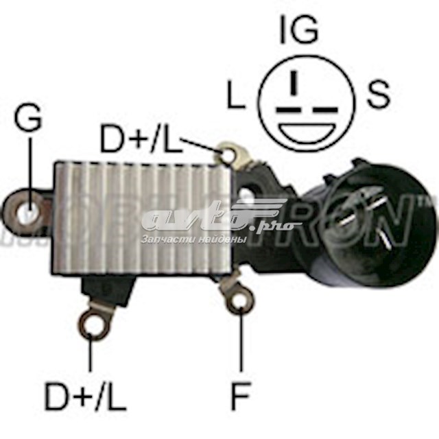 Реле-регулятор генератора, (реле зарядки) VRH200055B Mobiletron