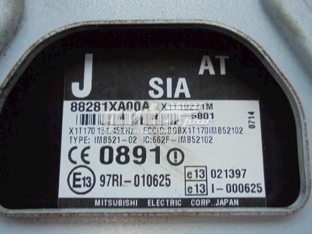 88281XA00A Subaru 