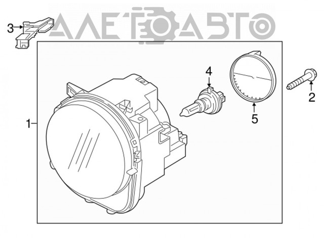 Фара права FP3808R2E Depo/Loro/Abakus