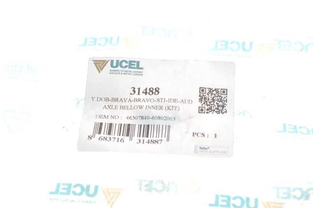 Пильник гранати внутрішній, передній півосі Uc-el 31488 ціна, від 8.47 USD