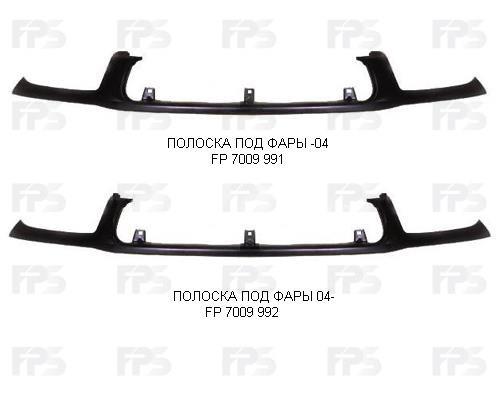 Купити FP7009992 FPS Накладка фар, нижня