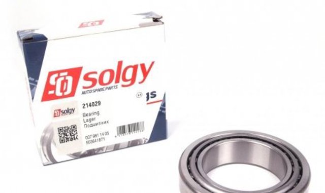214029 Solgy Підшипник ступиці задньої