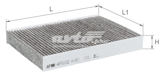 AF5102A Alpha Filter Внутрішньосалонний фільтр
