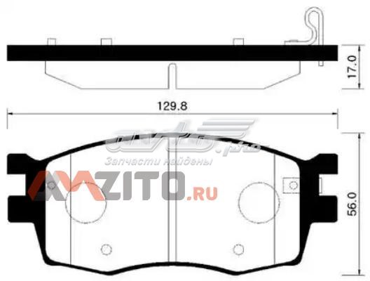 Купити HP1034 HSB Колодки гальмівні передні, дискові