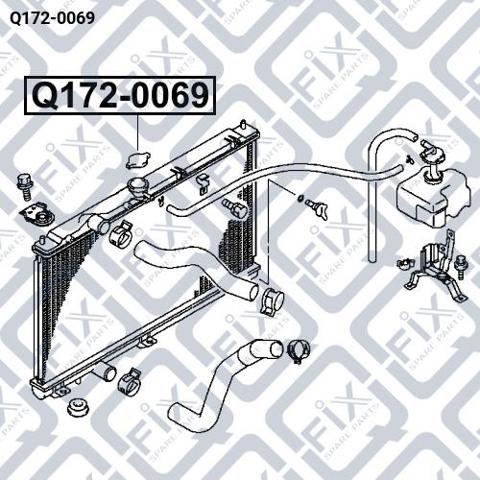 Q1720069 Q-fix Кришка / пробка радіатора
